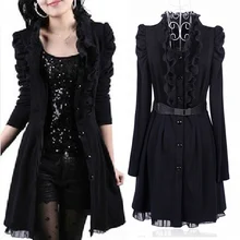 Black trench coat dress online shopping-the world largest black