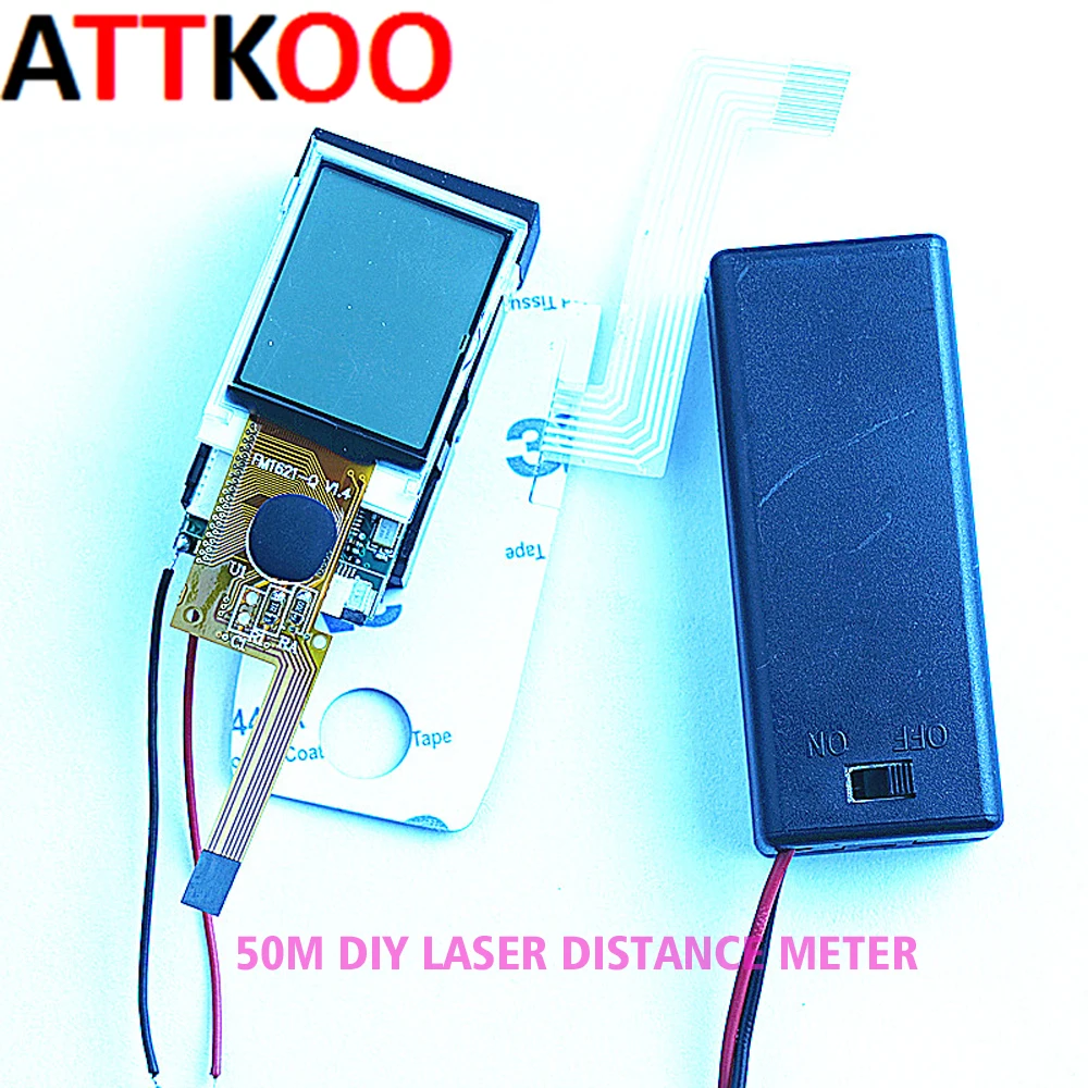 50 м DIY дальномер лазерный дальномер цифровой лазерный дальномер модуль измерения тестер