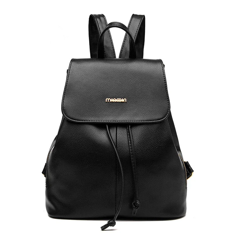2017 Brand Fashion Women Backpack High Quality Youth Leather Backpacks for Teenage Girls Female School Shoulder