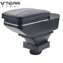 Vtear-Caja apoyabrazos para Citroen C4, compartimento de almacenamiento central, productos de soporte, decoración interior de coche, piezas de accesorios