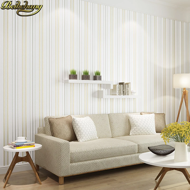 beibehang Simple modern 3D Stereo Vertical Striped Bedroom Wallpaper Living Room TV Background Wall paper papel de parede beibehang Simple modern 3D Stereo Vertical Striped Bedroom Wallpaper Living Room TV Background Wall paper papel de parede