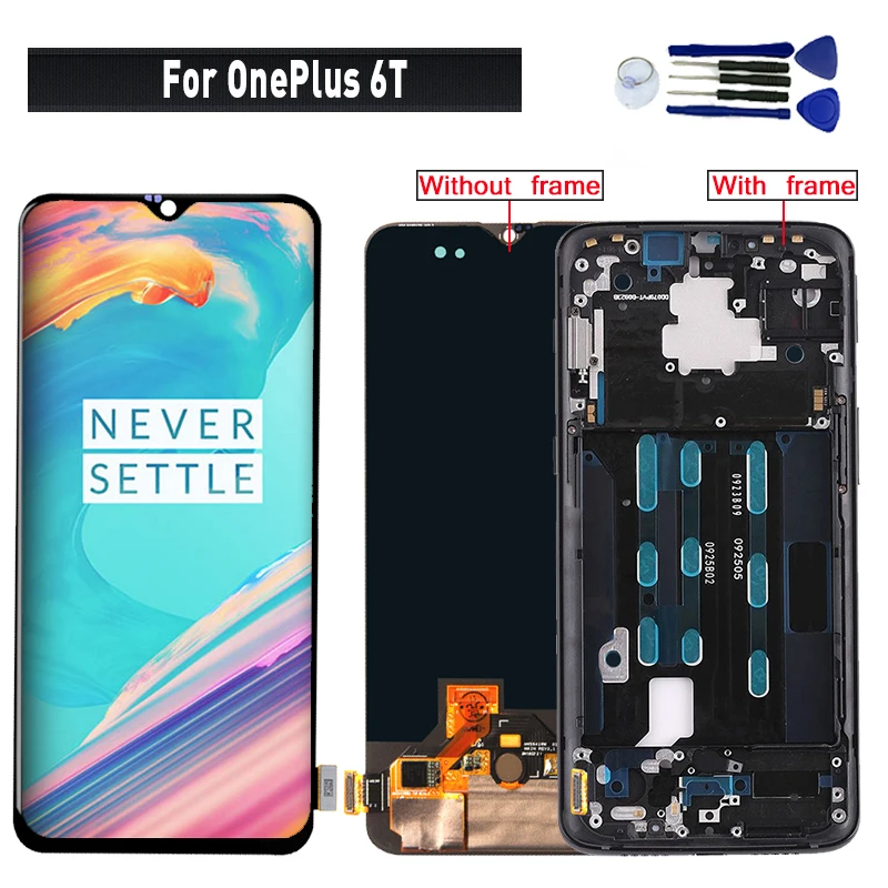 Original For OnePlus 6T display lcd touch Screen Assembly replacement