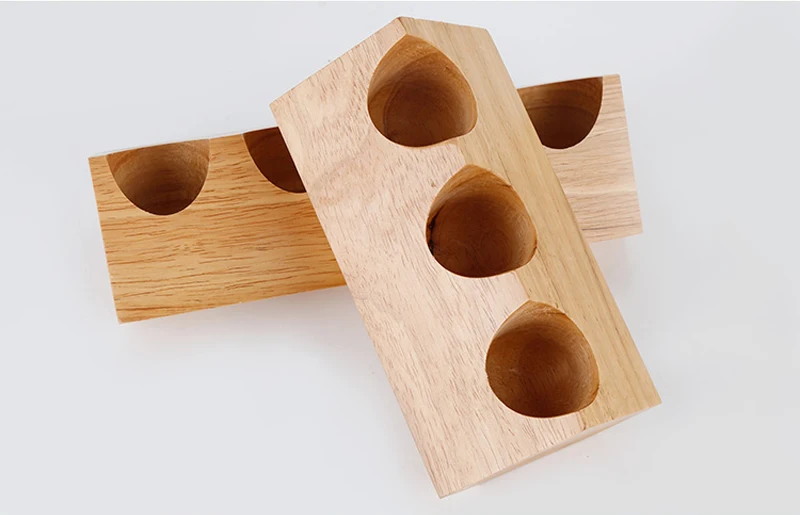 Download Creative Wooden Coffee Beans Flower Tea Display Rack Stand Glass Test Tube sealed Storage ...