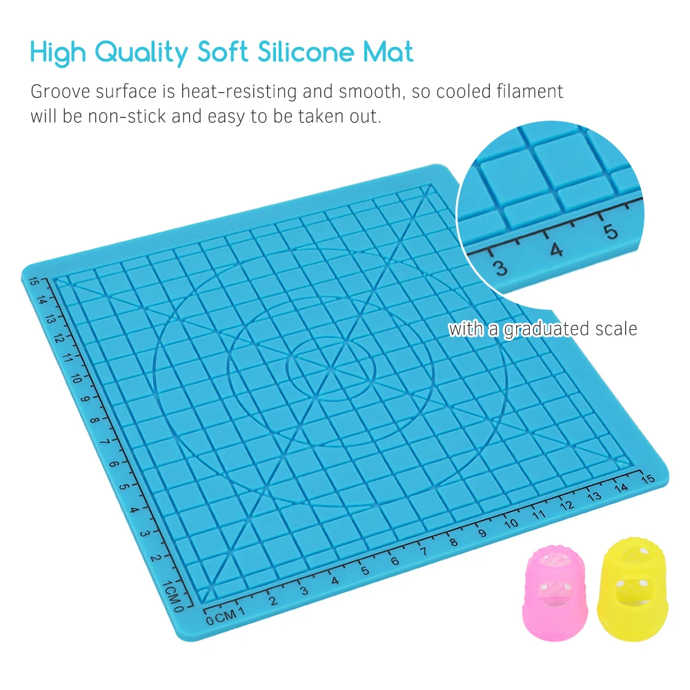 4 шт 3D ручка инструменты для рисования печать дизайн коврик силиконовые шаблоны