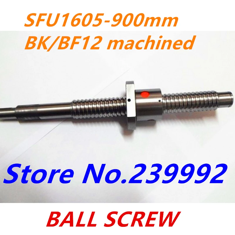 SFU1605 900 мм шариковый винт RM1605 L900mm шариковые винты + шариковая гайка для деталей CNC