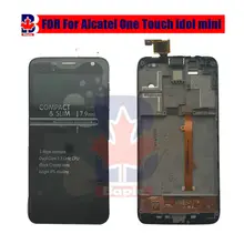 new Original LCD Display Touch Screen lcdassembly Frame For Alcatel One Touch Idol Mini 6012 6012A