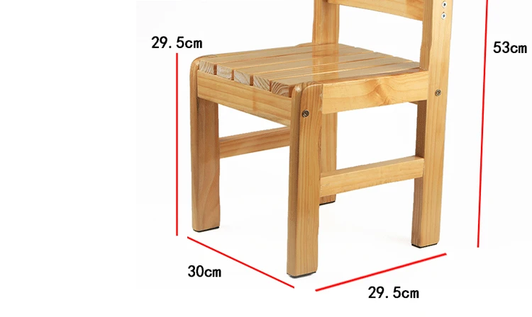 Дети изучают стул со спинкой деревянный низкий табурет бытовой стабильный детский стул с подножкой анти-осень стул гладкой сиденье
