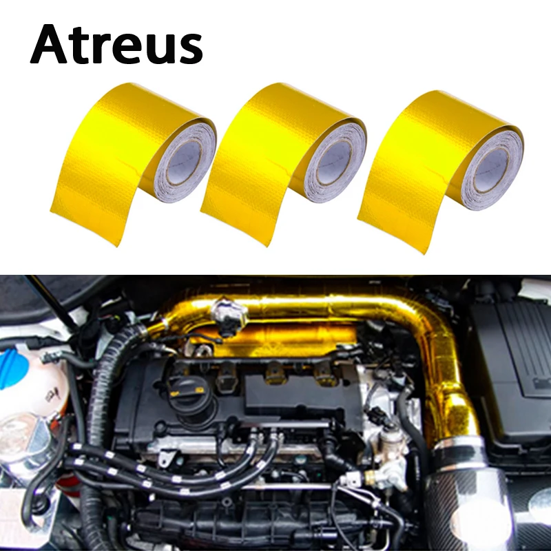 Автомобильный Стайлинг Atreus 50*5000 мм выхлопная труба двигателя изоляционные