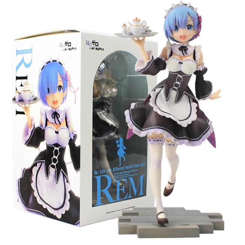 

Anime Re:Life In A Different World From Zero Rem 1/7 Scale Painted Figure PVC Action Figure Collectible Model Toy Doll Gift