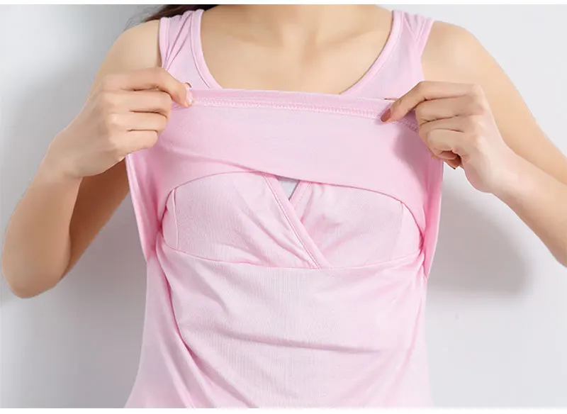 Эластичный хлопковый жилет для кормления грудью жилет для грудного вскармливания Одежда для беременных женщин
