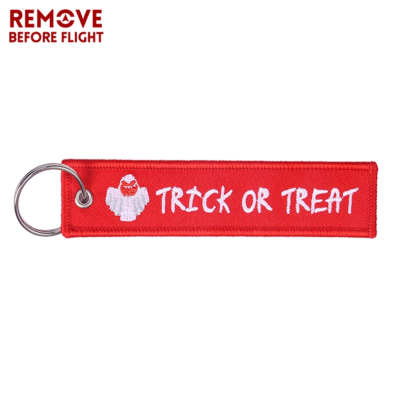 a new keychain halloween TRICK OR TREAT keychain2