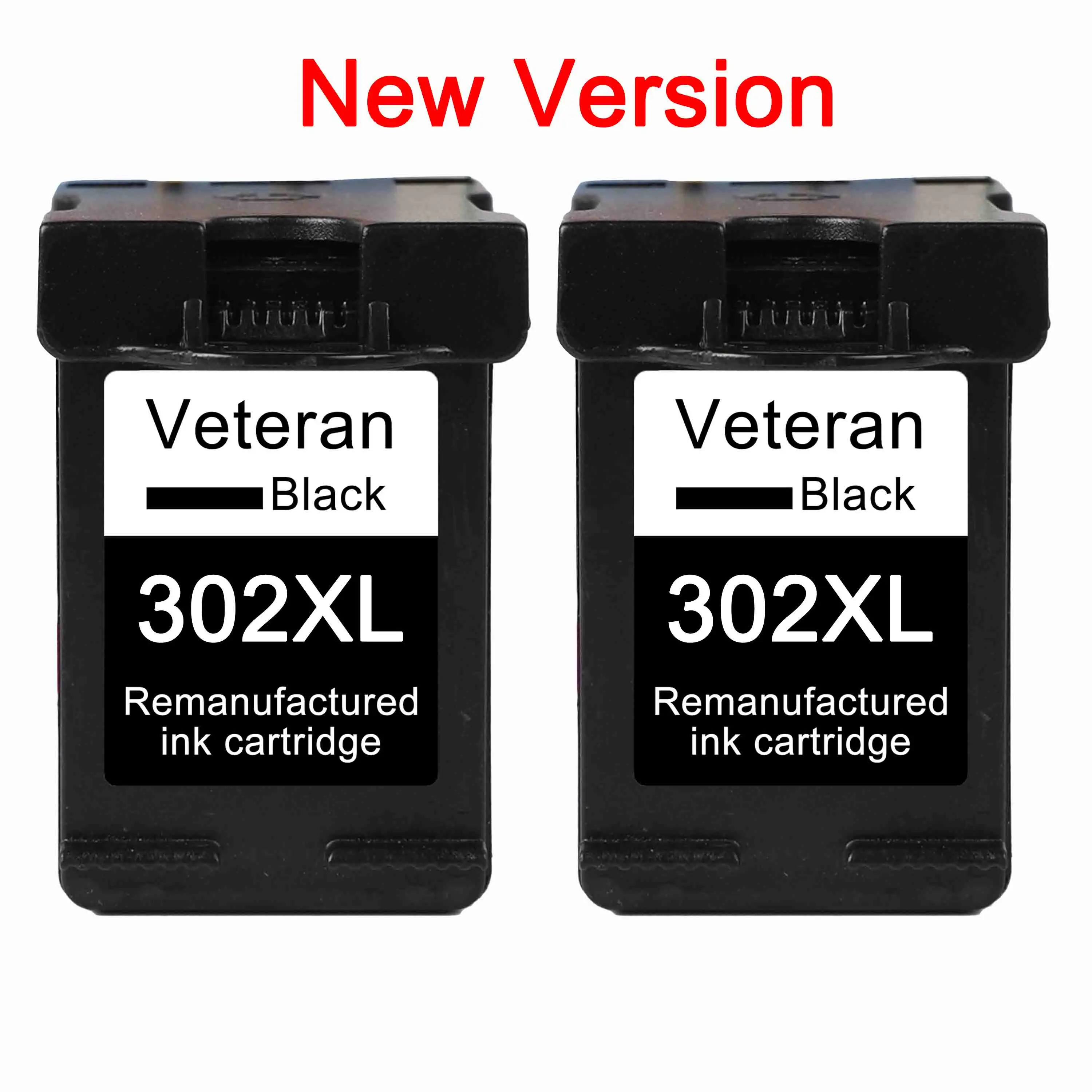 2x Black Old version Ветеран 302XL картридж для hp 302 XL hp 302 чернильный картридж с чернилами hp Deskjet 1110 2130 1112 3630 4520 4250 3830 5220 5230 5232 принтер - Цвет: 2x Black Old version