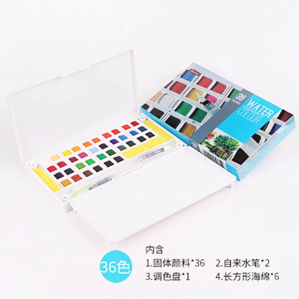 Pintura para Crianças da Arte da Pintura Cor-em Pó-forma Sólida Aquarela Pigmento & Educação 40 36 30-cor-cor-compacto 11 40 36 30-cor-Cor-Compacto Cor-Em Pó-Forma Sólida Aquarela