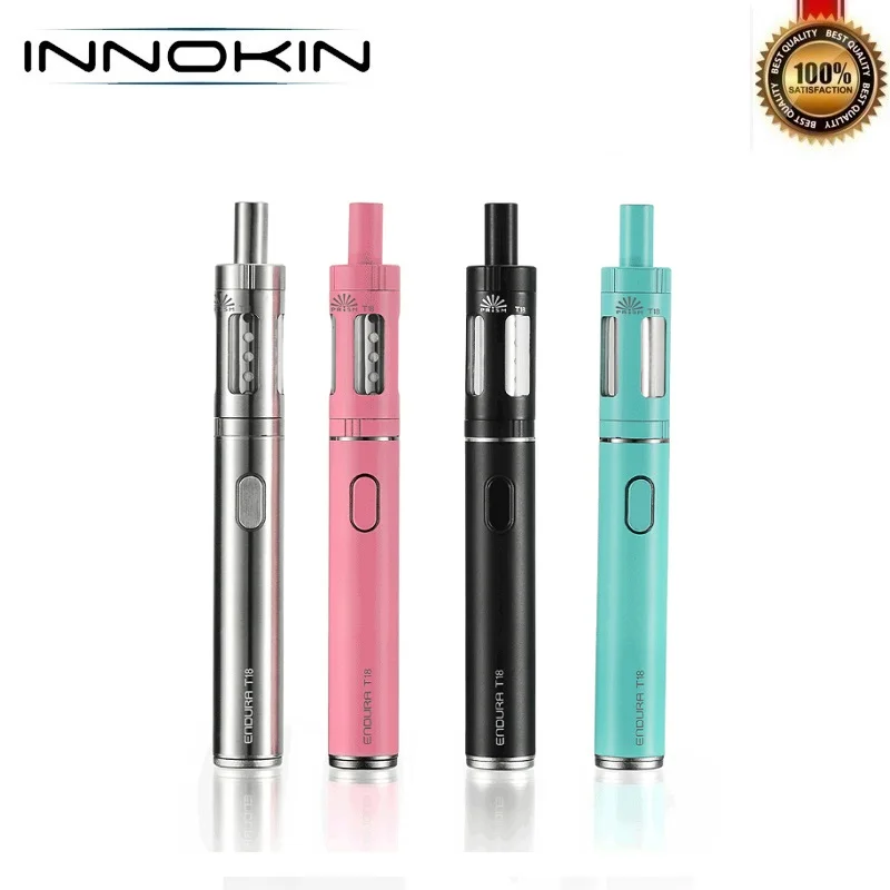 

Original Innokin Endura T18 Kit All-in-one Vape Pen 1000mAh Battery with 2.5ml Prism T18 Tank Vape Starter Kits Hookah Pen