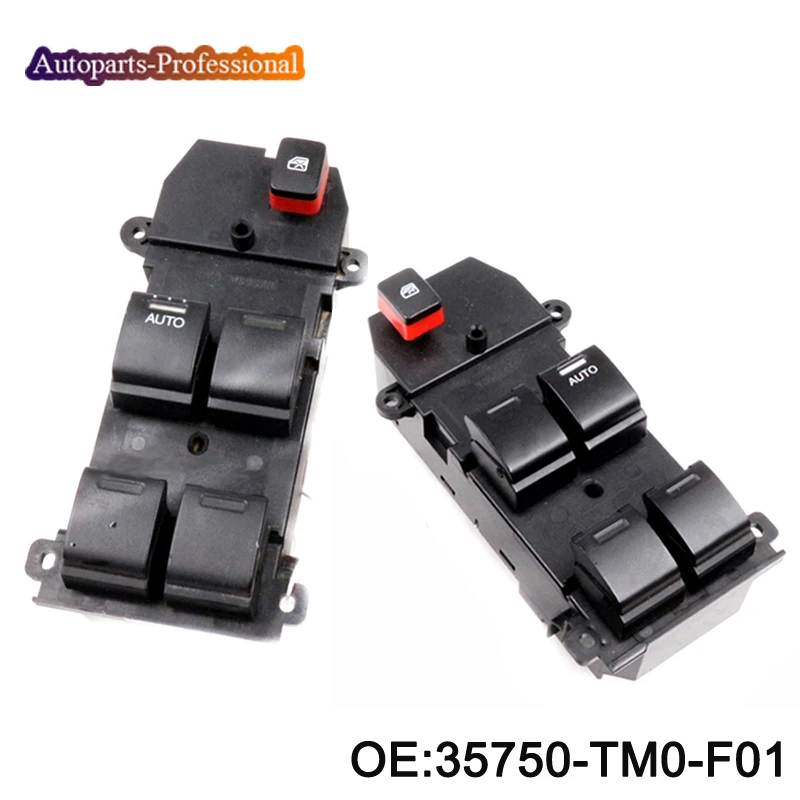 New High Quality Power Window Switch For Honda Fit City 2007 2012 35750