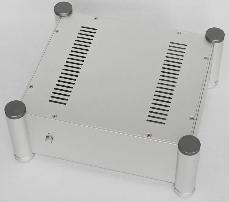 

WA113 Silver All aluminum amplifier chassis / Preamplifier / Tube amplifie case / AMP Enclosure /shell /DIY box ( 320*120*280mm)