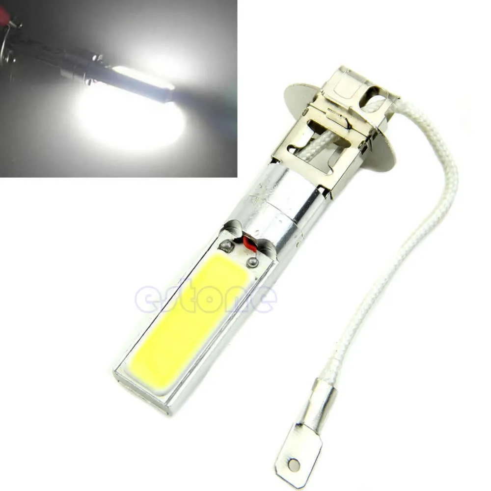 

YAM Super Bright White LED H3 COB Light Bulb Fog Running Light Bulb Headlight DC 12V