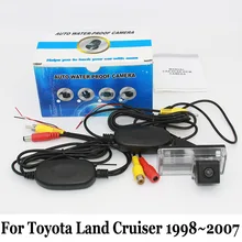 Проводной Или Беспроводной Камеры Заднего вида Для Toyota Land Cruiser LC 100 LC100 1998 ~ 2007/CCD Ночного Видения/HD Широкоугольный Объектив Камеры