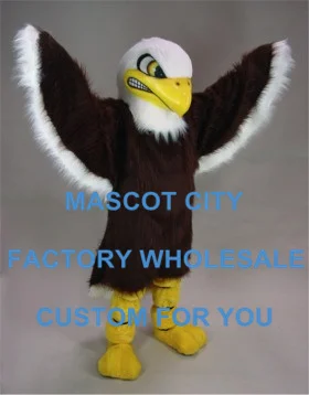 

Custom Mascot Bald Eagle Mascot Costume Adult Size Cartoon Character Outfit Suit Fancy Dress Party Carnival Costumes SW810