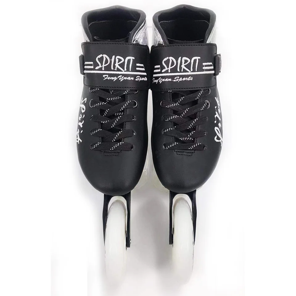 Japy 2019 روح سرعة حذاء تزلج بعجلات ألياف الكربون المهنية المنافسة على الجليد سباق التزلج Powerslide Patines مماثلة F070