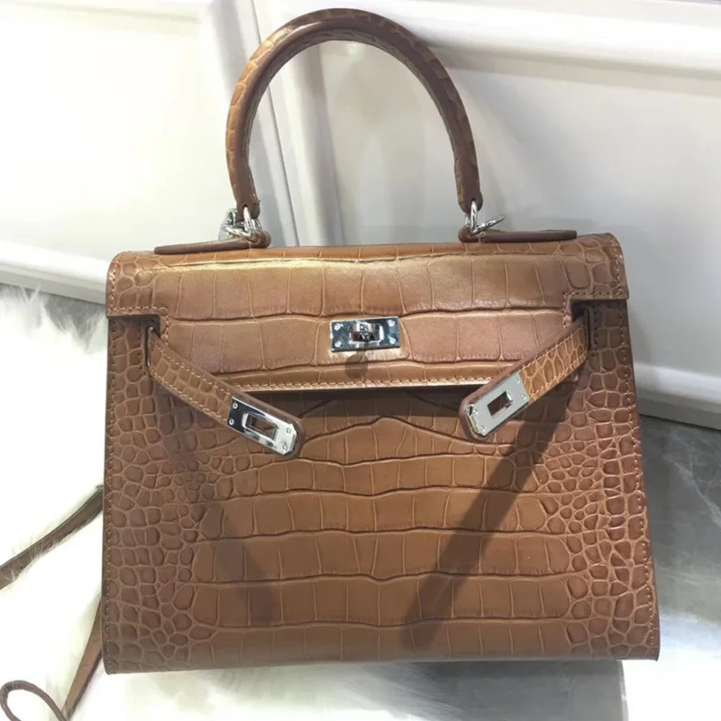 

Genuine Leather Stone Pattern Women Shoulder Bag Luxury Handbags Women Bags Designer Messenger Bag Bolsa Feminina Bolsos Mujer