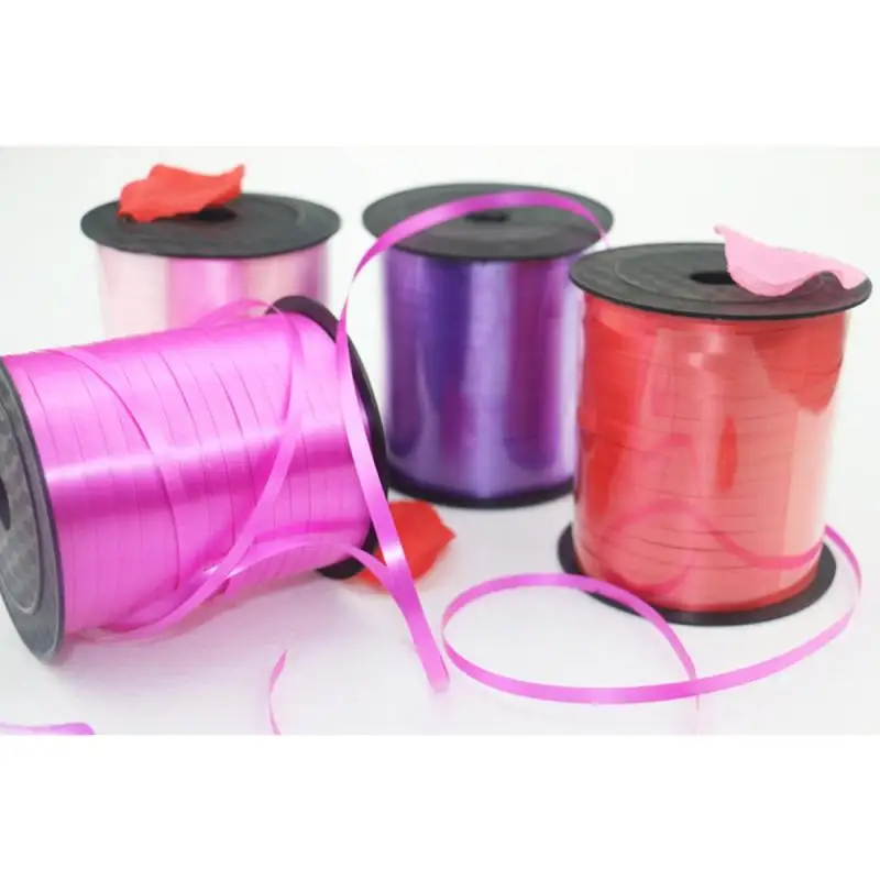 

250 Yards Balloon Ribbon Plastic roll for crafts Wedding birthday party Gift Wrapping Christmas cake Decorations