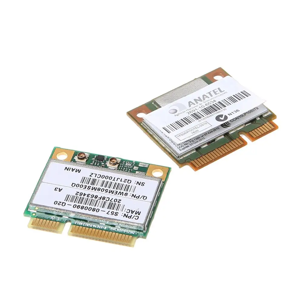 Atheros AR9832 AR5BHB116 2,4/5 ГГц одночиповый 300 Мбит/с 802.11n MINI PCI-E беспроводная карта wifi WLAN Внутренняя сетевая карта