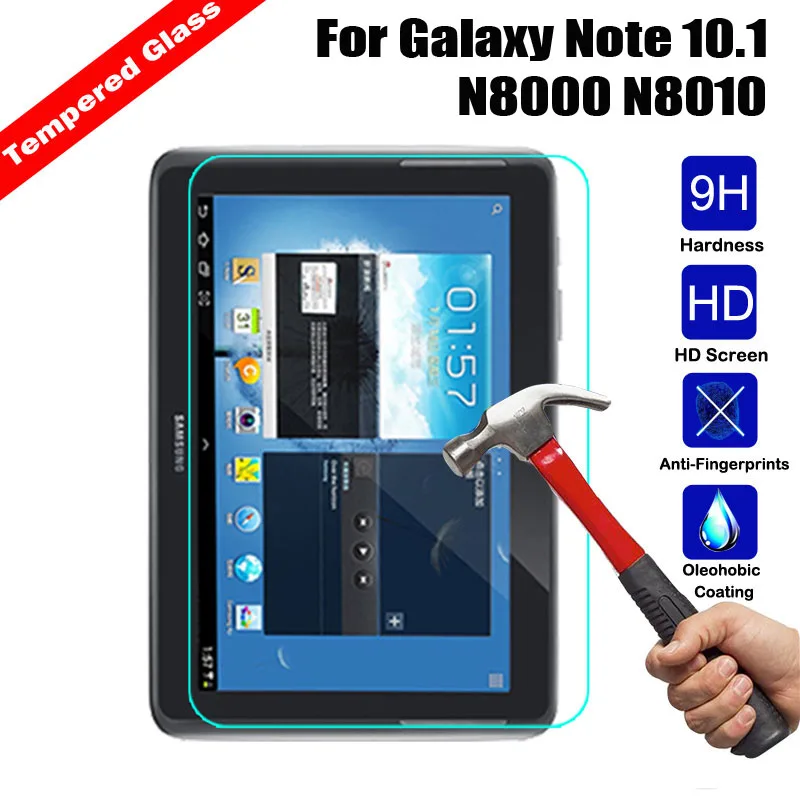 2 шт Защитная пленка для планшета для samsung Galaxy Note 10,1 N8000 N8010 N5100 Tab 3 P5200 T111 T211 T230 закаленное Стекло Защитная крышка