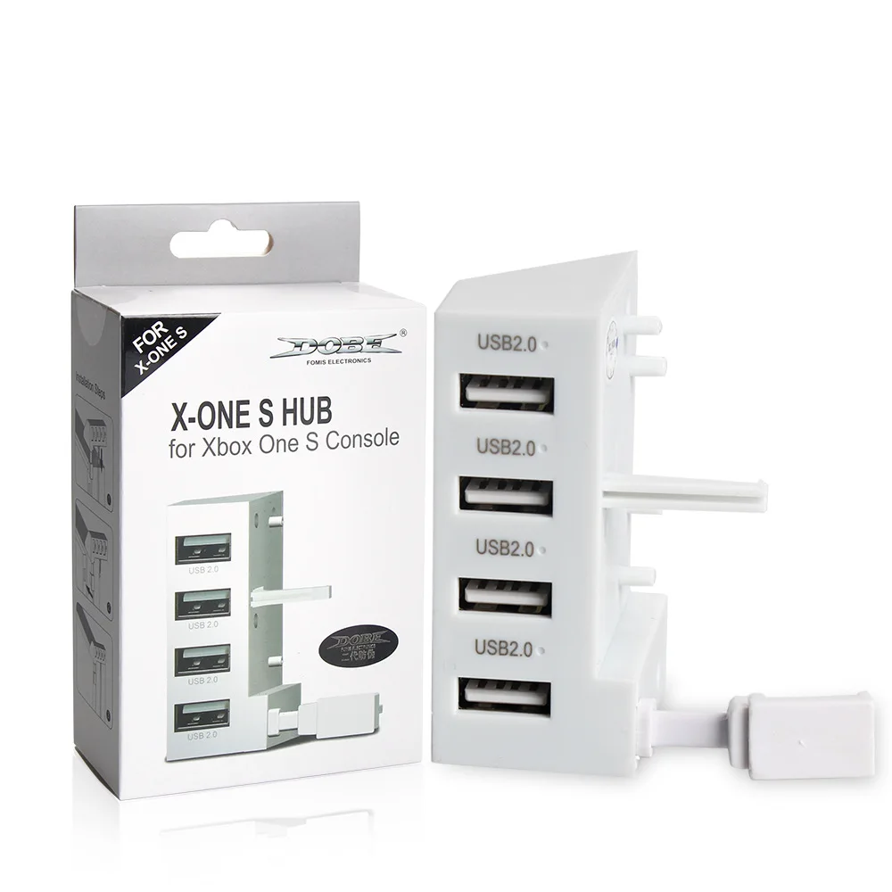 Usb-хаб 4 Порты и разъёмы USB 2,0 Игровой удлинитель для Xbox One S консоли