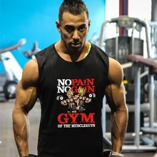 Новинка, майка для тренажерного зала, Мужская майка, спортивная одежда для тренировок, бодибилдинга, Мужская одежда для фитнеса, майка без рукавов