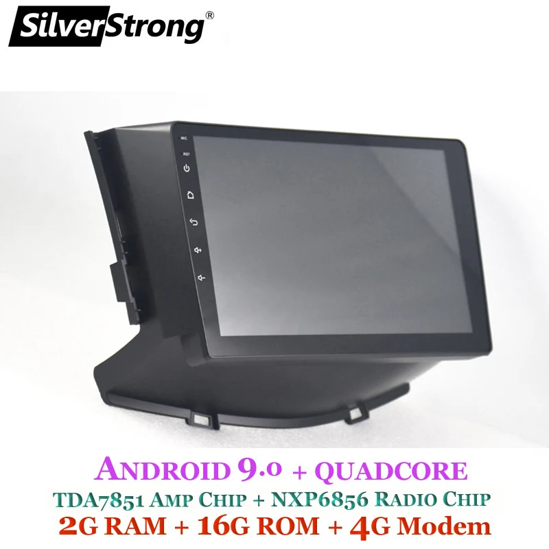 Sale SilverStrong 9inch IPS matrix Android9.0 X60 4G Modem Car DVD For LIFAN X60 Radio RDS mirroring link without DVD drive 2