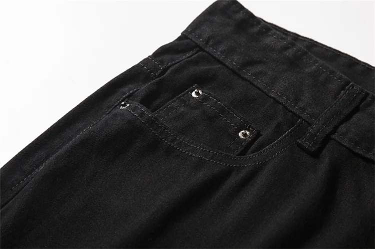 Оптовая продажа XL-6XL плюс размер может подойти 100 кг хлопковые джинсы женские отличное качество 100% хлопок был тонкий карандаш джинсы wq1769