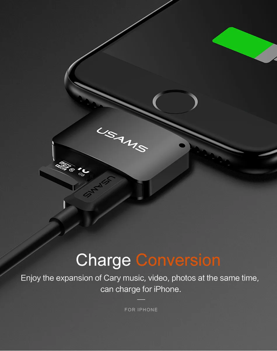 ph&co PC Depot. USAMS USSJ176 LIGHTNING TO MICRO SD ADAPTER