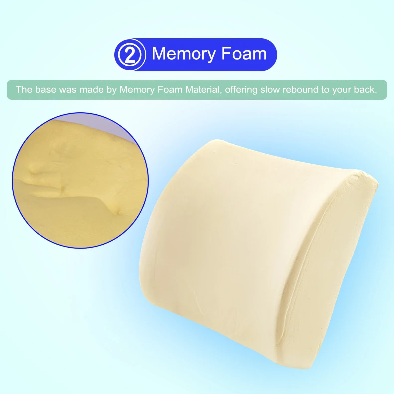 PurenLatex Silicone Gel Memory Foam Cool Chair Cushion  (14)