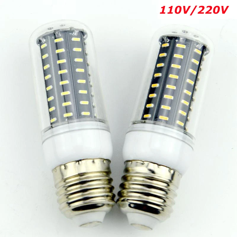 

E27 E14 SMD 4014 Led corn bulb lamp 220 V 36 56 72 96 138LEDs replace incandescent 40 W 60 W 80 W 100 W 120 W lampada Led Bulbs