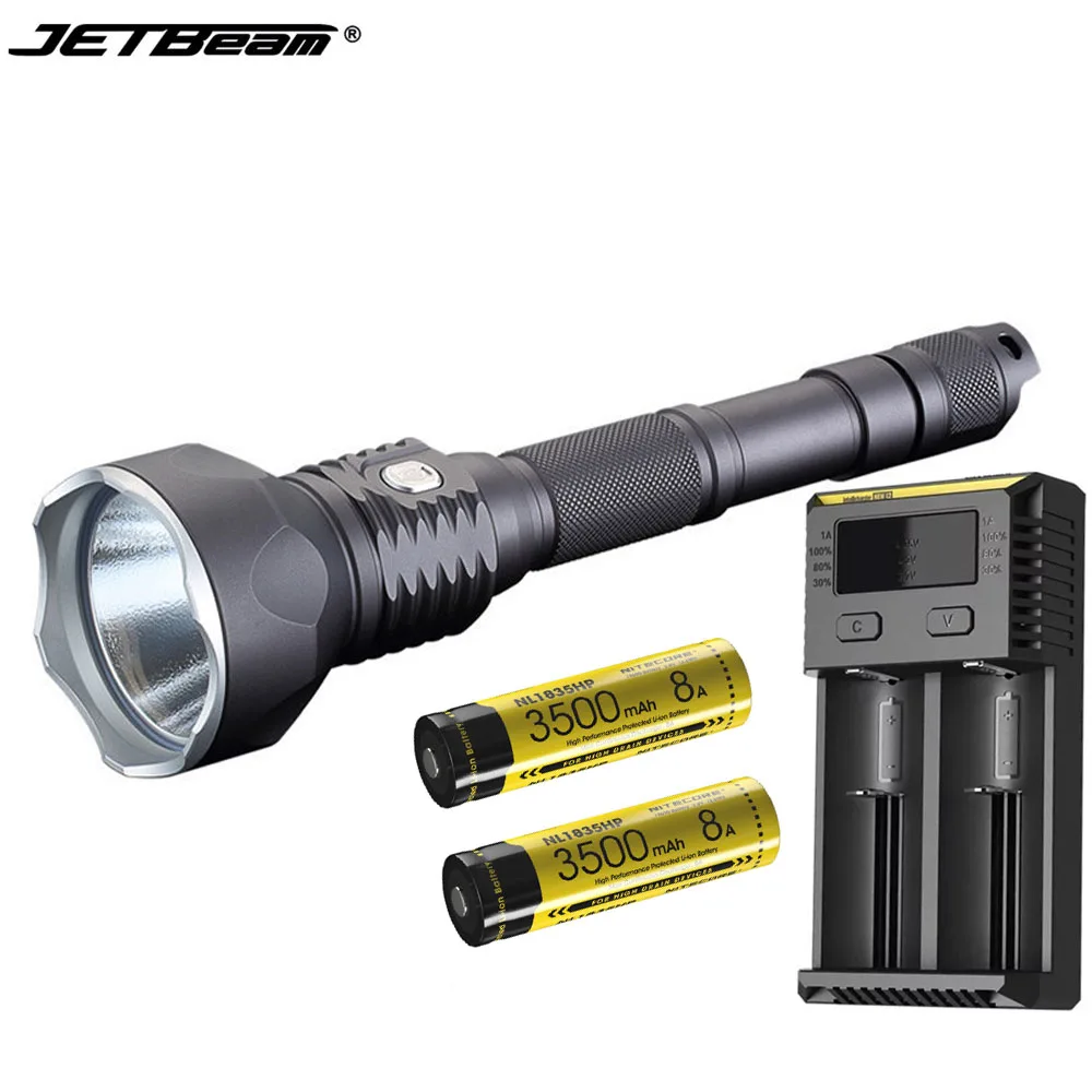 JETBeam WL S4 GT фонарик CREE XHP70 max 3300 люмен охотничий фонарь + NITECORE 18650 3500 мАч 8A батареи