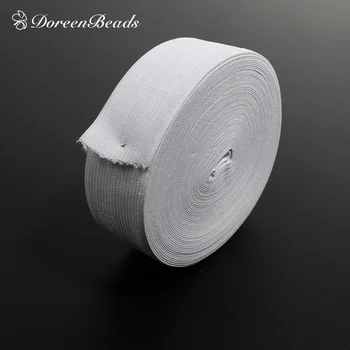 

Polyester Elastic Band White For Clothing Elastic Cord 4cm(1 5/8"), 1 Roll (Approx 10 M/Roll)
