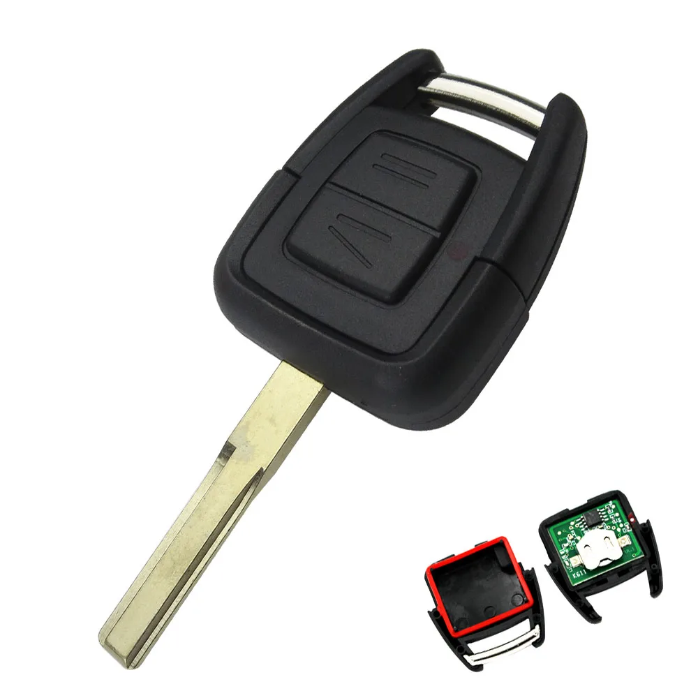 2 BUTTON REMOTE CAR KEY FOR OPEL VAUXHALL VECTRA ZAFIRA OMEGA ASTRA H J INSIGNIA G MK4 B C MOKKA 433MHZ HU43 HU100 BL