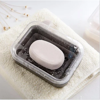 

Portable Soap Dishes Holder Drainage Soap Box Holders Shower Soapdish Non-slip Dish Draining Tool Bathroom Accessories