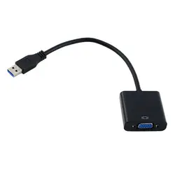 ГОРЯЧАЯ 1080 P USB 3,0 VGA Видео Графическая карта Дисплей внешний кабель-адаптер для win 7/8