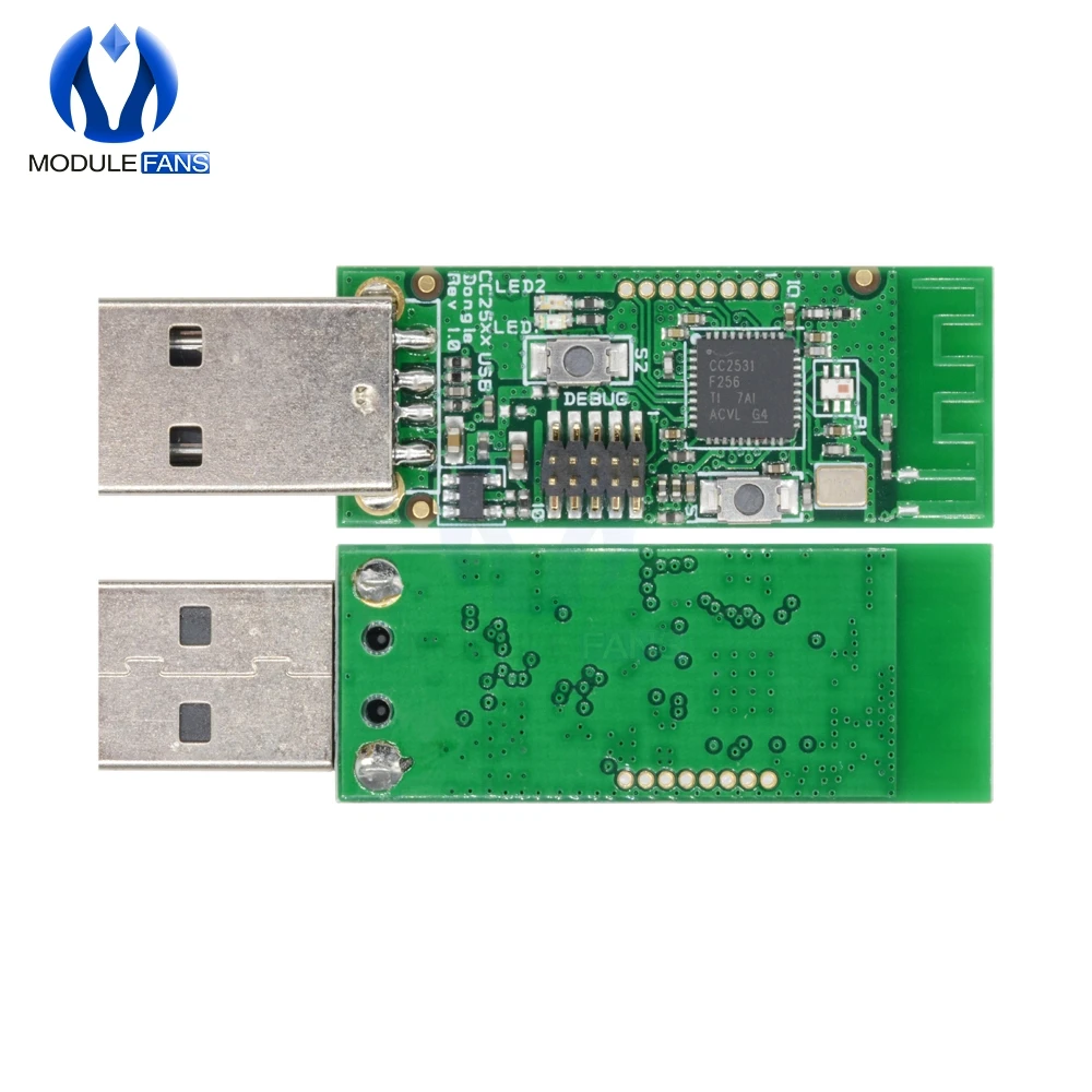 

Wireless CC2531 Sniffer Bare Board Packet Protocol Analyzer Module USB Interface Dongle Capture Packet with Antenna