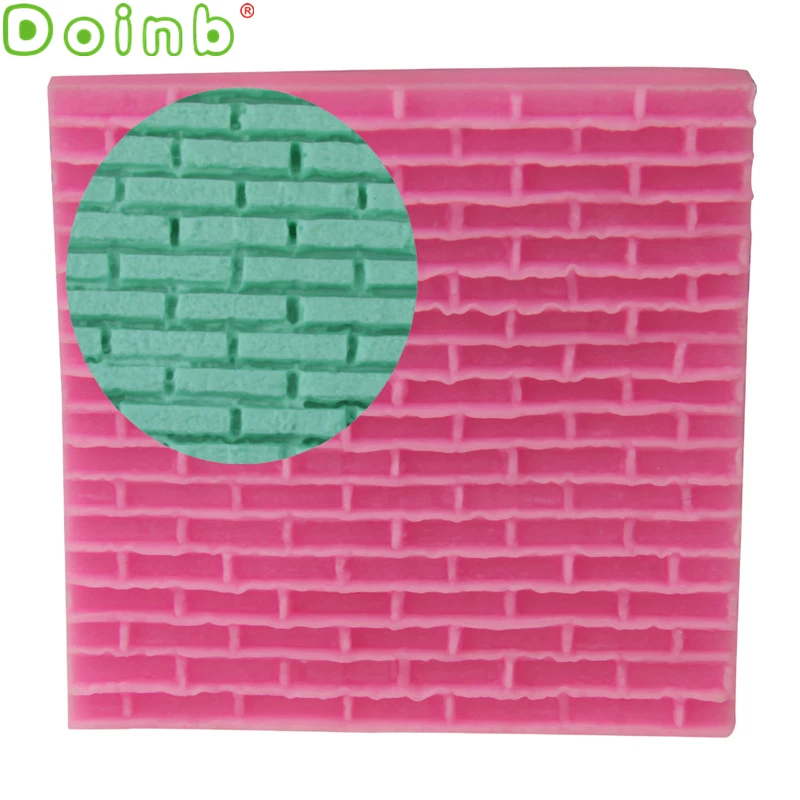

Brick Stone Wall Silicone Lace Mat Embosser Molds Fondant Cake Decorating Tools Gumpaste Chocolate Molds
