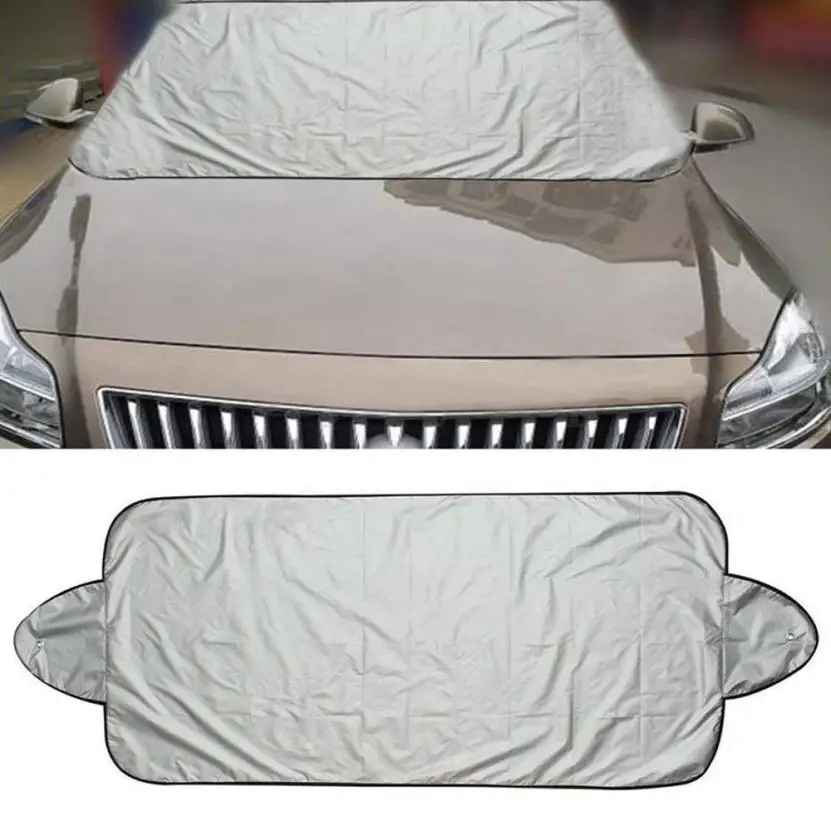 

Tiptop Good Sale Car Snow Ice Protector Visor Sun Shade Fornt Rear Windshield Cover Block Shields Drop Shipping