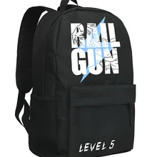 Toaru Kagaku Нет Рюкзак с надписью railgun Misaka Mikoto RALL пистолет сумка светящийся мультфильм аниме Оксфорд школьная сумка унисекс