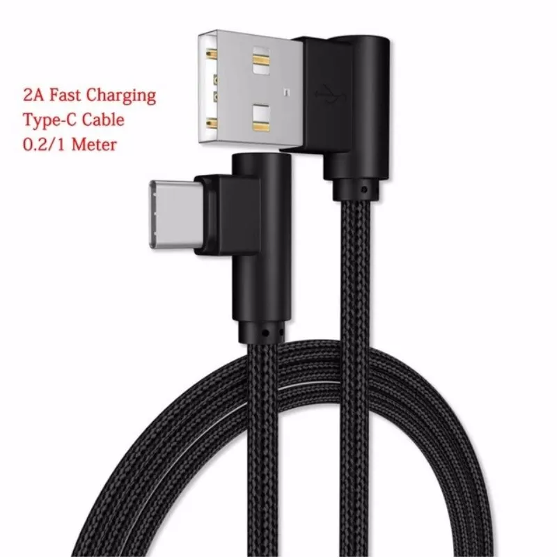

USB Type C Cable Braided 2A Fast Charging Data Game Cable For XIAOMI Mi A1 5 5A 5C 5X 6 6X 5S Plus MIX 2 2S /Note 3 0.2/1 Meter
