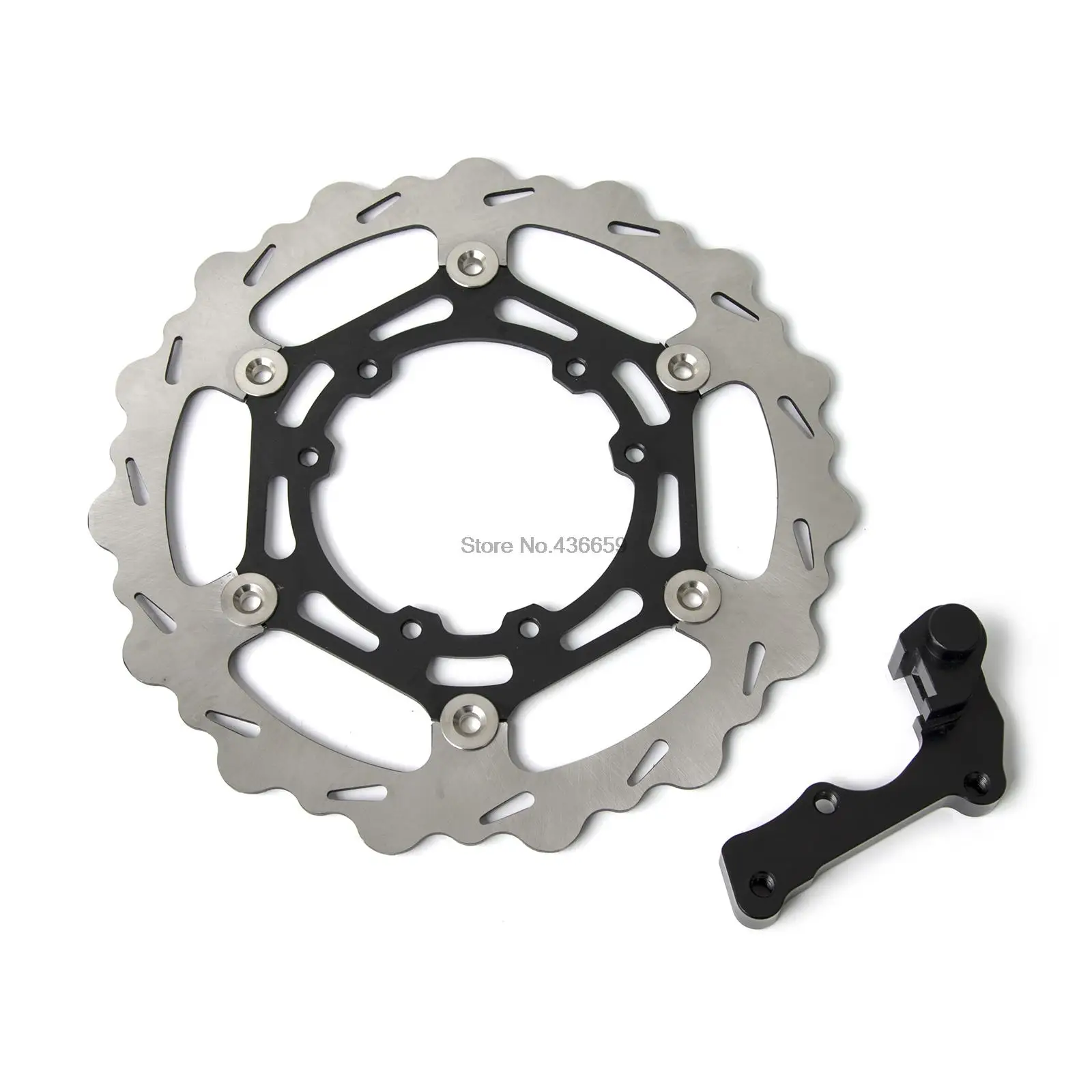 

270mm Front Brake Disc Rotor & Bracket For Honda CR250R CR250E CRF250R CRF250X CRF450R CRF450X CR500E CR500R CRF230