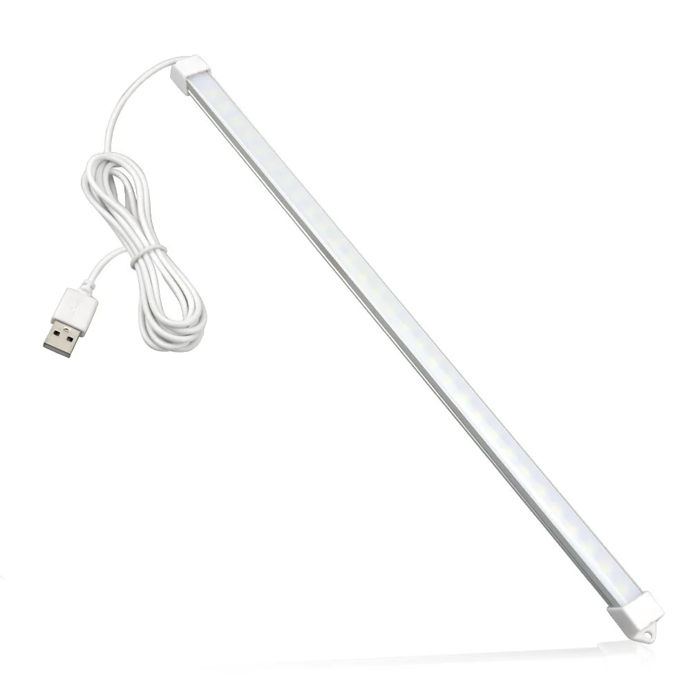 

1Pcs Portable USB LED Bar lights DC 5V 30LEDs 10W 35CM Hard LED table Lamp tube For Bedroom Desk Bedside Reading Night lighting