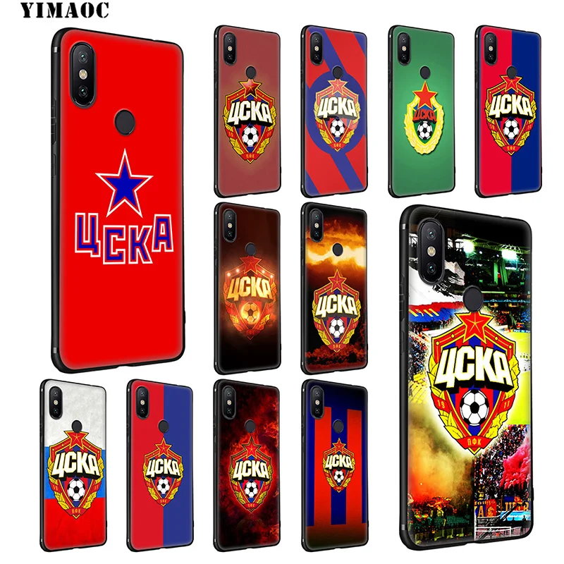 Yimaoc ЦСКА Мягкий силиконовый чехол для Xiaomi Redmi 7A Note 7 6 6A 5 4 4X 4A 5A S2 плюс K20 Pro Lite |