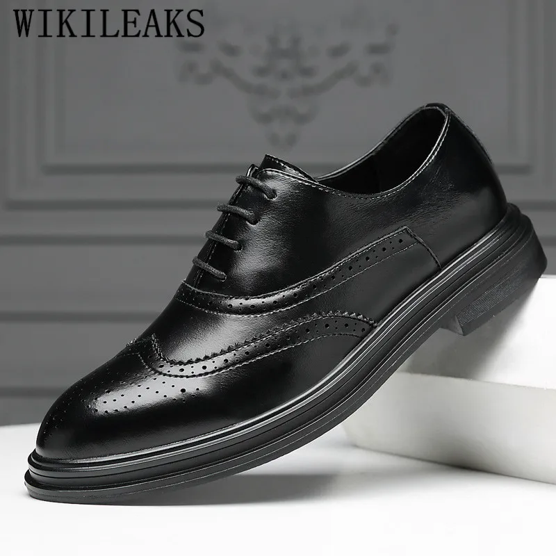Genuine Leather Shoes Men Formal Shoes Men Oxford Shoes For Men Brogue Shoes Sapato Social Masculino Chaussures Hommes Pointu Genuine Leather Shoes Men Formal Shoes Men Oxford Shoes For Men Brogue Shoes Sapato Social Masculino Chaussures Hommes Pointu