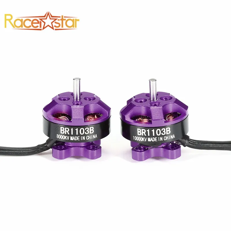 

Hot New Racerstar Racing Edition 1103 BR1103B 8000KV 10000KV 1-3S Brushless Motor Purple For 50 80 100 Frame For RC Quadcopter